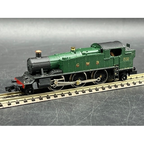 152 - Two N gauge Boxed Graham Farish GWR Steam Locomotives, Tested Runners
(300g)
Graham Farish 1104 Clas... 