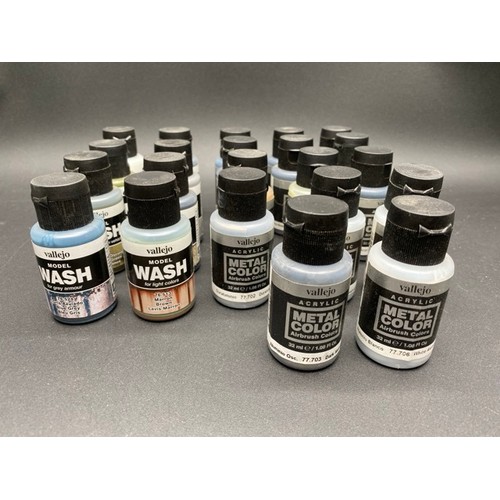 59 - 91 Vallejo Airbrush Colours, Varnishes, Primers & Acrylic resins. (7400g) All appear unopened/unused... 