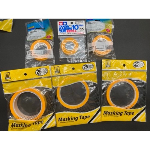 62 - Modelling/Hobby Masking tapes, Glues including New Bosch Cordless Glue Gun & 3 Bondic KED UV Liquid ... 