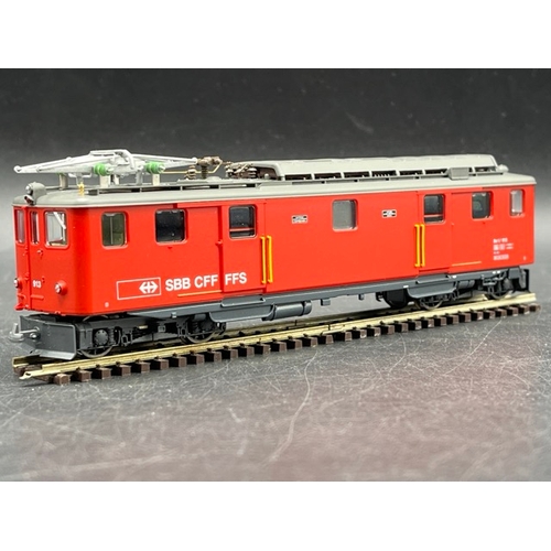 121 - Bemo HOm 1:87 scale SBB electric loco DCC boxed and Tested Runner
(300g)
Bemo 1246 413 SBB De 4/4 91... 