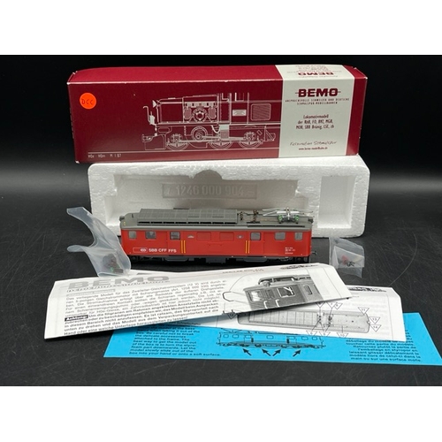 121 - Bemo HOm 1:87 scale SBB electric loco DCC boxed and Tested Runner
(300g)
Bemo 1246 413 SBB De 4/4 91... 