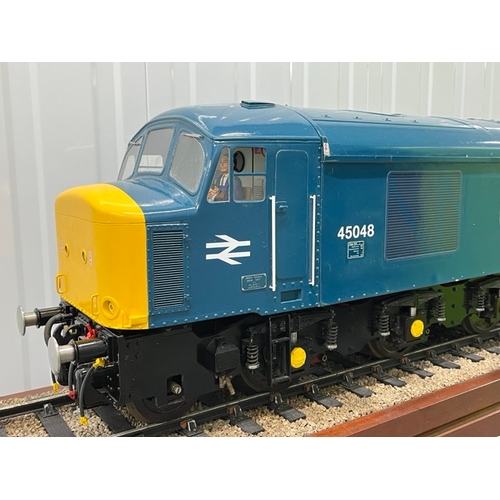 87 - 5 inch gauge Class 45 ‘The Royal Marines’ 45048 in pristine condition 
Dual Battery operated model o... 