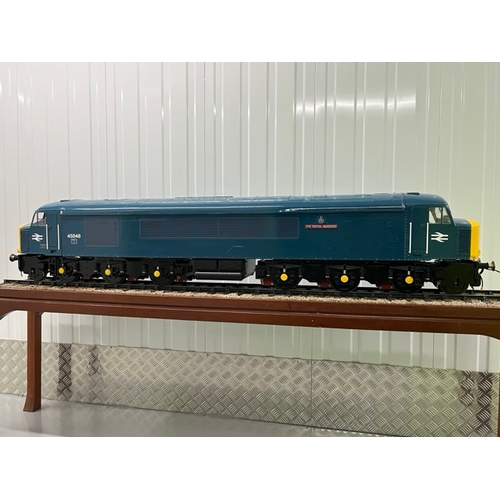 87 - 5 inch gauge Class 45 ‘The Royal Marines’ 45048 in pristine condition 
Dual Battery operated model o... 