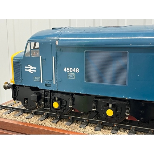 87 - 5 inch gauge Class 45 ‘The Royal Marines’ 45048 in pristine condition 
Dual Battery operated model o... 