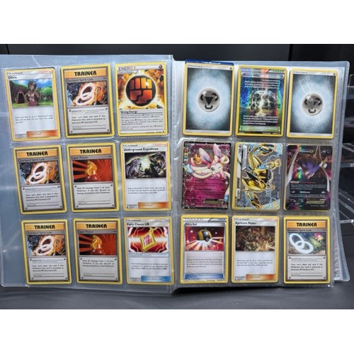 369 - Large qty Pokemon Trading Cards, Albums & Tins incl. Mewtwo, Vaporeon V, MalamarEx & Lugia Break Hol... 