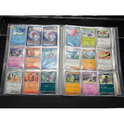 369 - Large qty Pokemon Trading Cards, Albums & Tins incl. Mewtwo, Vaporeon V, MalamarEx & Lugia Break Hol... 