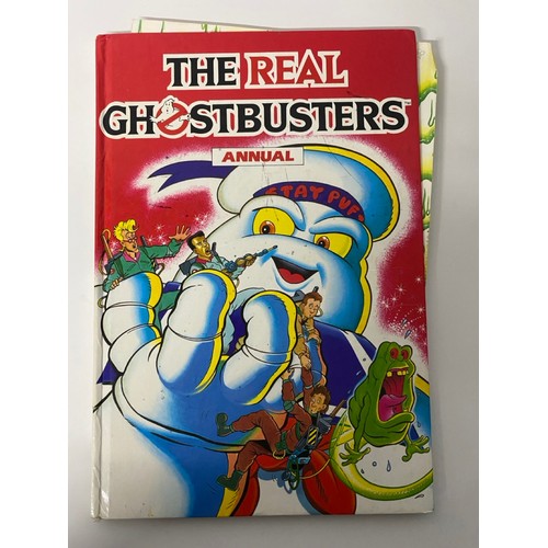 2 - Various Annuals, Comic & Book circa 1990 (7).  Good/Fair/Poor. 2300g.
The Real Ghost Busters Annual ... 