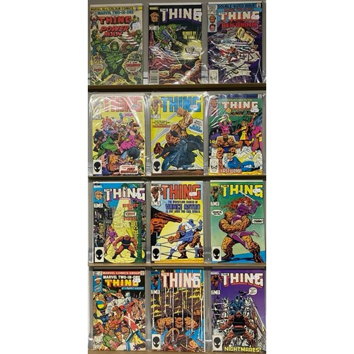 5 - 39 Marvel The Thing Comics (including collectors editions).