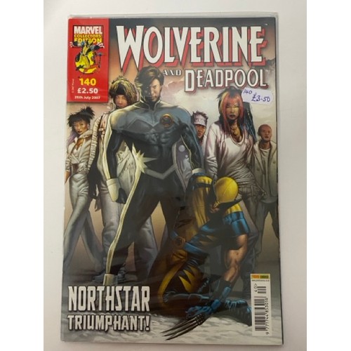 6 - 19 Wolverine and Gambit Collectors Edition Comics (Includes a Wolverine and Deadool Issue 140)