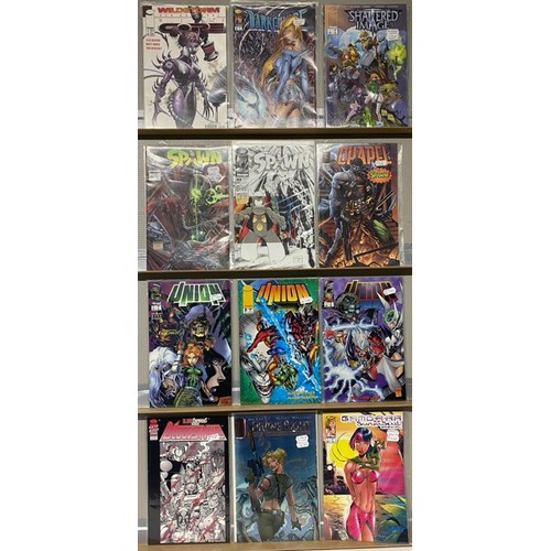 8 - 45 Image Comics including, Death Blow, Wildcats, Spawn & Cyber Force..