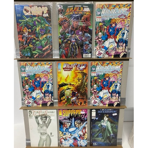 8 - 45 Image Comics including, Death Blow, Wildcats, Spawn & Cyber Force..