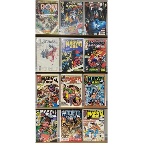 9 - 50 Marvel Comics including Marvel Age, The Incredible Hulk, Captain America, Venom & Fantastic Four.... 