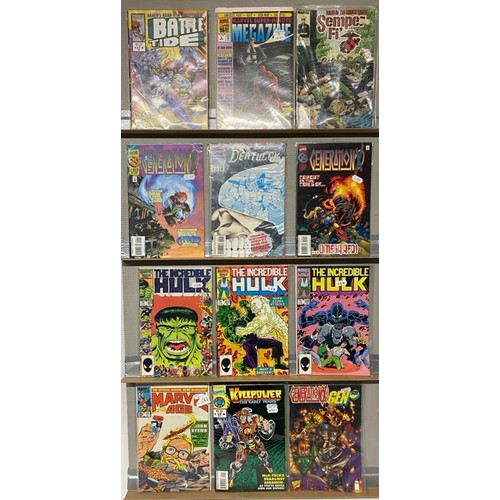 9 - 50 Marvel Comics including Marvel Age, The Incredible Hulk, Captain America, Venom & Fantastic Four.... 