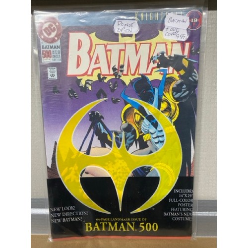 12 - 37 DC Batman & Robin Comics (including a 64 page Landmark Issue of Batman 500)