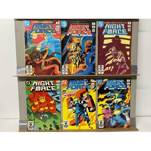 33 - 36 DC comics including Camelot 3000, the Savage Hawke man, Knight force, Egypt the book of the name ... 