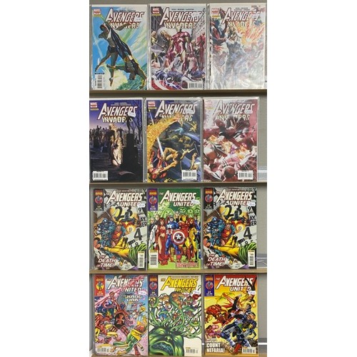 37 - 45 Marvel the avengers comics, mostly collectors editions. (5500g)