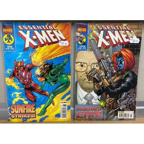 38 - 36 Marvel X-Men comics including collectors editions, Classic and Issue 206 Messiah complex. (5500g)