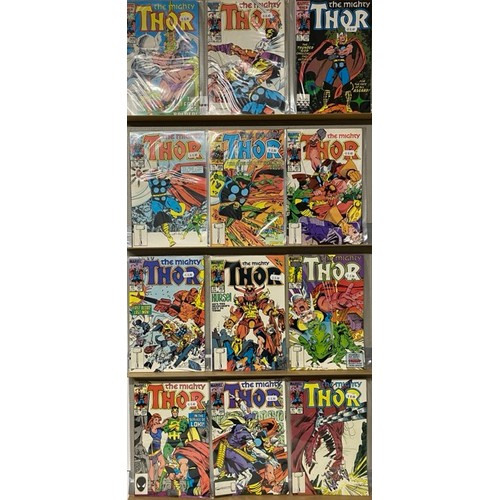 40 - 57 Marvel Comics - The Mighty Thor 1980s.  (5500g)