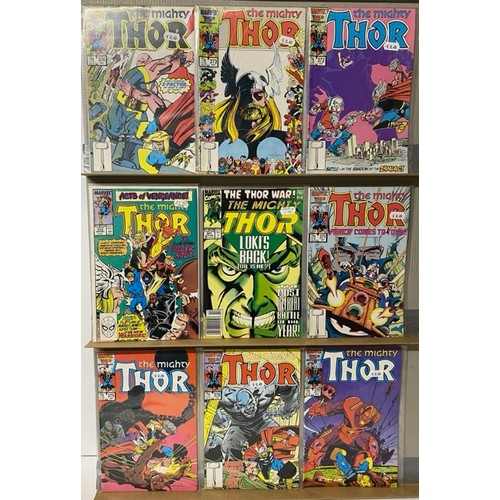 40 - 57 Marvel Comics - The Mighty Thor 1980s.  (5500g)