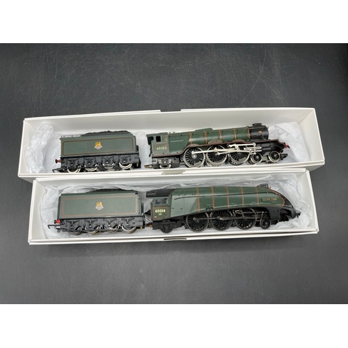 95 - Two OO gauge Steam Locomotives, both Tested Runners
(1000g)
Hornby R2089 Class A4 4-6-2 60014 'Silve... 