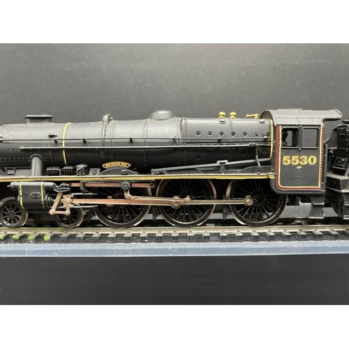 97 - Three OO gauge LMS Steam Locomotives, each Tested Runner
(1400g)
Hornby R357 Patriot Class 4-6-0 'Du... 