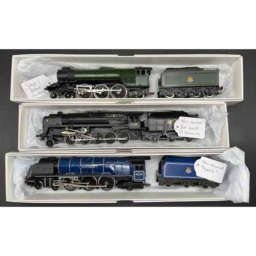 107 - Three OO gauge Steam Locomotives, each Tested as Non-Runners
(1600g)
Hornby Class 9F 2-10-0 #92150 R... 