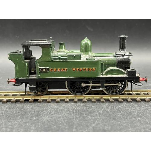 51 - Kit-built OO gauge Great Western 0-4-2T locomotive #203, Tested Runner 
(200g)
Metal construction
Fi... 