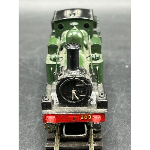 51 - Kit-built OO gauge Great Western 0-4-2T locomotive #203, Tested Runner 
(200g)
Metal construction
Fi... 