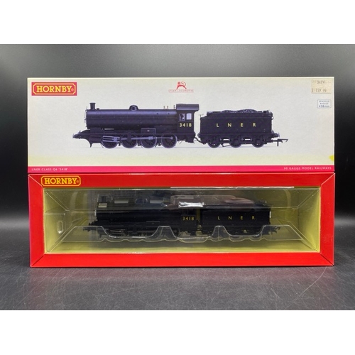 122 - Hornby R3424 Class Q6 Raven 0-8-0 3418 in LNER Black with Gill Sans lettering - DCC
(500g)
oxed and ... 