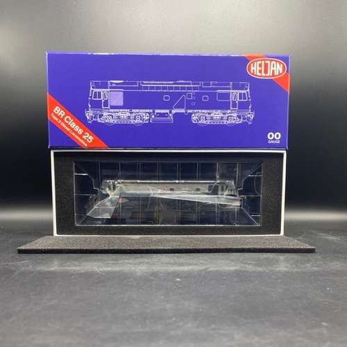 158 - Heljan 2545 Class 25 ETHEL train heating unit ADB97251 in BR blue and grey
(750g)
Boxed and appears ... 