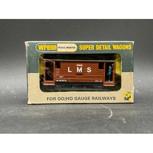 23 - Five OO Boxed Wrenn Rolling stock 
(600g)
Wrenn W4323 Southern Railway Utility Van S2380S in BR Gree... 