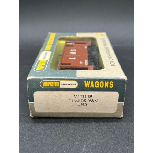 23 - Five OO Boxed Wrenn Rolling stock 
(600g)
Wrenn W4323 Southern Railway Utility Van S2380S in BR Gree... 