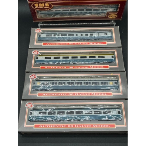 213 - 9 OO gauge Mk2 British Rail InterCity coaches Boxed from GMR Airfix (8) & Mainline (1) - NOT DAPOL d... 