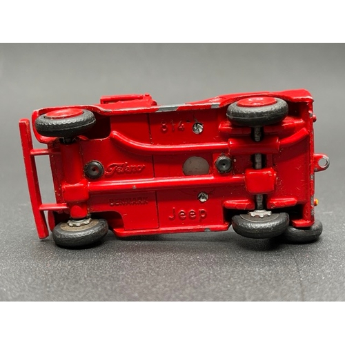 270 - Tekno 445 Scania Vabis Fire truck, with Tekno 814 Jeep - vintage Made in Denmark
(350g)
Fire truck l... 