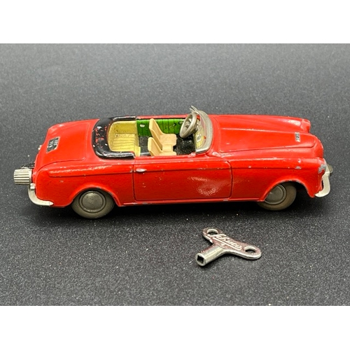 257 - Two Schuco Micro Racers
(300g)
Schuco Micro Racer 1038 Mercedes 220S with key - Operation not perfec... 