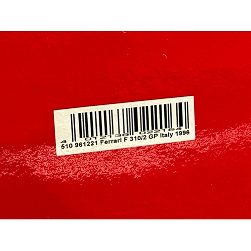 284 - Boxed Paul's Model Art 1/12 Michael Schumacher Collection Ferrari F310/2 GP Italy 1996 diecast model... 