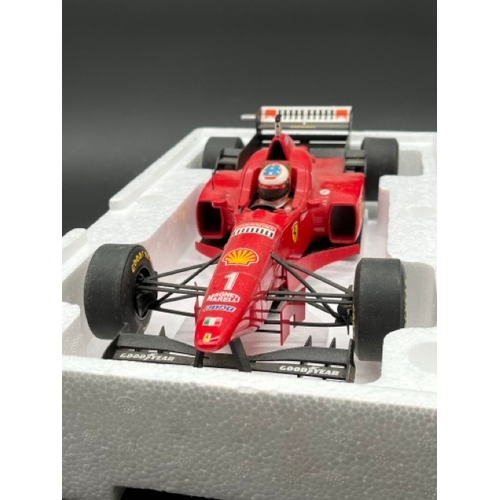 284 - Boxed Paul's Model Art 1/12 Michael Schumacher Collection Ferrari F310/2 GP Italy 1996 diecast model... 