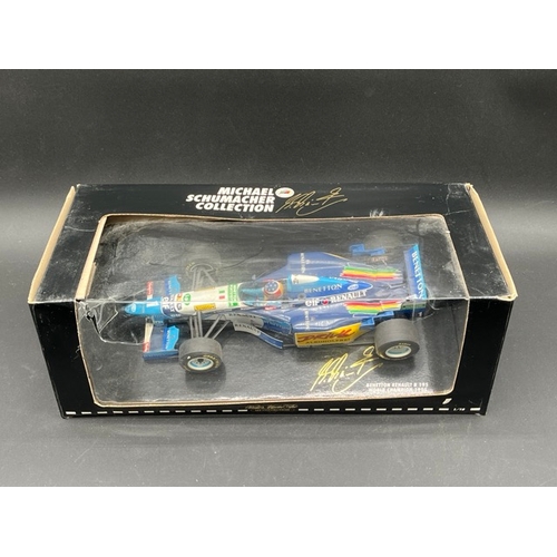 286 - Four Pauls Model Art MS Collection Benetton F1 cars 1/18 scale within boxes
(3100g)
Benetton Ford B1... 