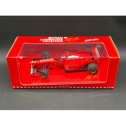 291 - Three Paul's Model Art 1/18 Michael Schumacher Collection Ferrari F1 racing cars
(2200g)
Ferrari F 3... 
