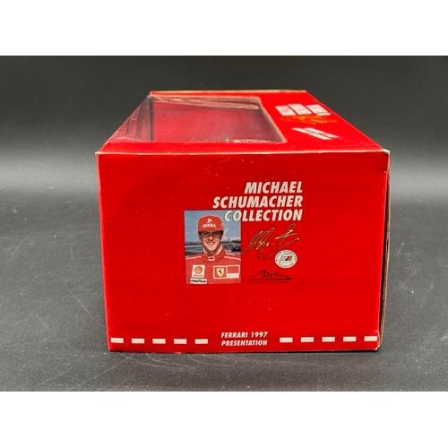 291 - Three Paul's Model Art 1/18 Michael Schumacher Collection Ferrari F1 racing cars
(2200g)
Ferrari F 3... 
