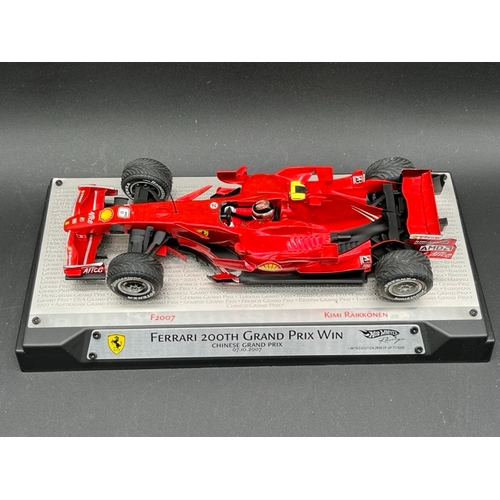 Hot Wheels Ferrari Racer 20台セットNo17のみ欠品 Three 1/18 HotWheels Racing Ferrari F1 Cars (2500g) L8782 Ferrari