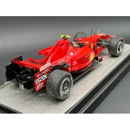 Three 1/18 HotWheels Racing Ferrari F1 Cars (2500g) L8782 Ferrari