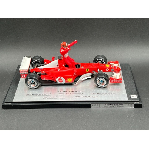 Three 1/18 HotWheels Racing Ferrari F1 Cars (2500g) L8782 Ferrari