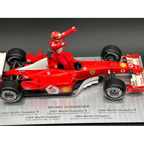 Three 1/18 HotWheels Racing Ferrari F1 Cars (2500g) L8782 Ferrari