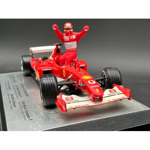 Three 1/18 HotWheels Racing Ferrari F1 Cars (2500g) L8782 Ferrari