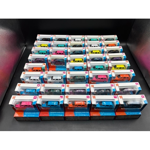 262 - 88 Corgi London 2012 Olympic Taxis and Buses
(6800g)
One full set of 40 'Destination London 2012' Ta... 