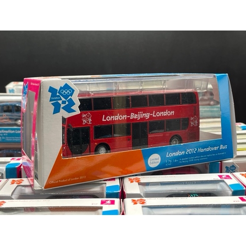 262 - 88 Corgi London 2012 Olympic Taxis and Buses
(6800g)
One full set of 40 'Destination London 2012' Ta... 