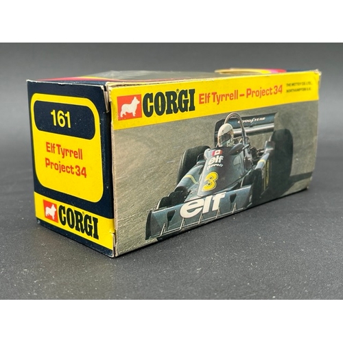 263 - Six Corgi and a Dinky F1 boxed racing cars with
(2300g)
two Universal F1 cars, four Shell Sports Car... 