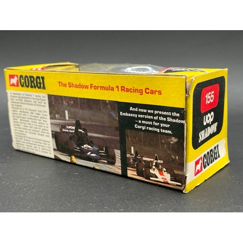 263 - Six Corgi and a Dinky F1 boxed racing cars with
(2300g)
two Universal F1 cars, four Shell Sports Car... 