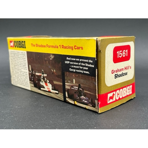 263 - Six Corgi and a Dinky F1 boxed racing cars with
(2300g)
two Universal F1 cars, four Shell Sports Car... 